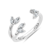 14K White Gold Lab Grown Diamond 1/3 Ct.Tw. Fashion Ring