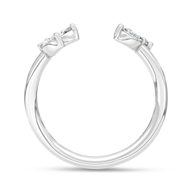 14K White Gold Lab Grown Diamond 1/3 Ct.Tw. Fashion Ring