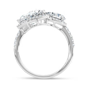 14K White Gold Lab Grown Diamond 2 3/8 Ct.Tw. Fashion Ring