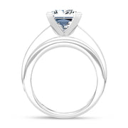 14K White Gold Lab Grown Diamond 5 1/2 Ct.Tw. Engagement Ring (IGI Certified Center 3ct)