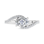 14K White Gold 1 1/6 Ct.Tw. Lab Grown Diamond Ring