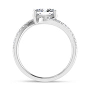 14K White Gold 1 1/6 Ct.Tw. Lab Grown Diamond Ring