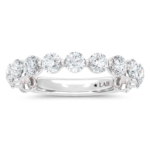 14K White Gold Lab Grown Diamond 1 Ct.Tw. Anniversary Band