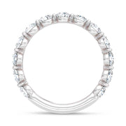 14K White Gold Lab Grown Diamond 1 Ct.Tw. Anniversary Band