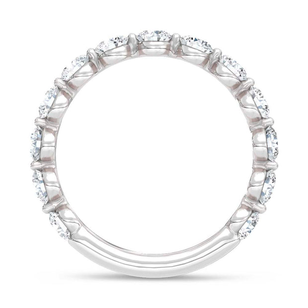 14K White Gold Lab Grown Diamond 1 Ct.Tw. Anniversary Band