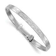 SILVER BABY ADJUSTABLE BANGLE
