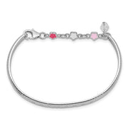 SILVER BABY ADJUSTABLE BANGLE