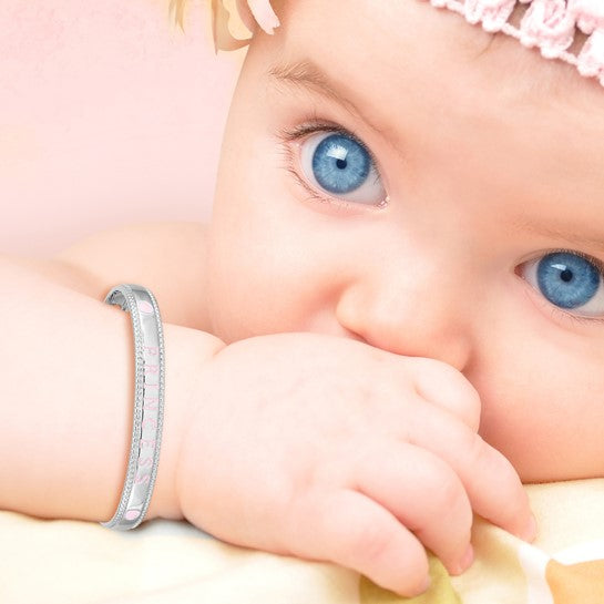 SILVER BABY ADJUSTABLE BANGLE