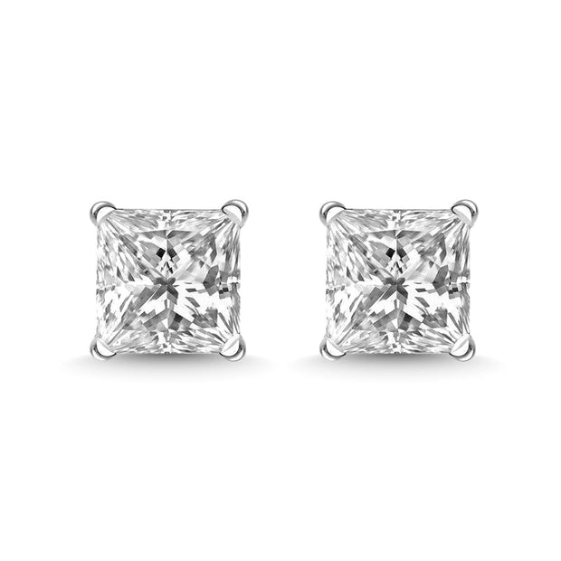 14K White Gold 1/5 Ct.Tw. Premium Diamond Stud Earrings