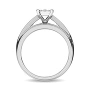 10K White Gold 1 5/8 Ct.Tw. Diamond Engagement Invisible Ring