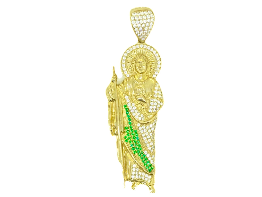 10k shops Gold Pendant/ St Jude