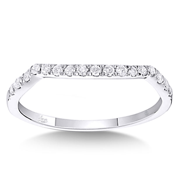14K White Gold 1 Ct.Tw. Diamond Bridal Invisible Ring