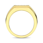 10K Yellow Gold 3/8 Ct.Tw. Diamond Gents Ring