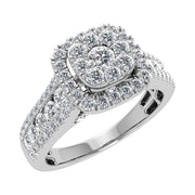 Diamond 7/8 Ct.Tw. Fashion Ring in 14K White Gold