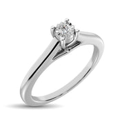 Diamond 1/6 Ct.Tw. Solitaire Ring in 10K White Gold