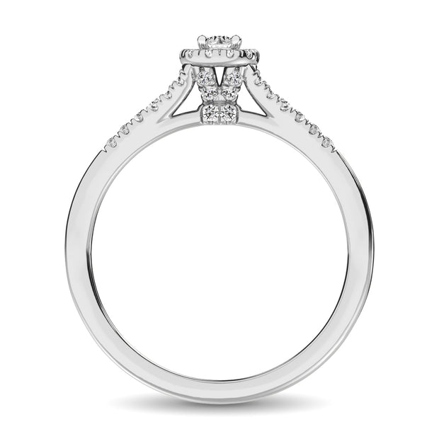 Diamond Engagement Ring 1/4 ct tw in 10K White Gold