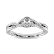 Diamond 1/4 Ct.Tw. Engagement Ring in 10K White Gold
