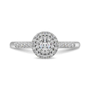 Diamond 1/3 Ct.Tw. Engagement Ring in 10K White Gold