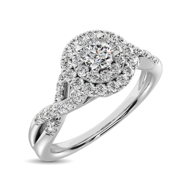 Diamond 1/3 ct tw Engagement Ring in 10K White Gold
