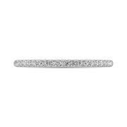 14K White Gold 1/10 ctw Diamond Wedding Band