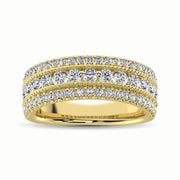14K Yellow Gold 1 1/3 Ct.Tw. Diamond Anniversary Ring