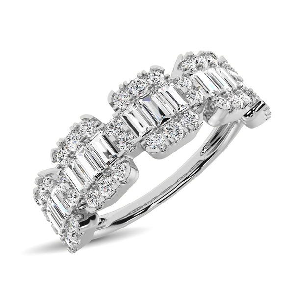 14K White Gold  1 Ct.Tw. Diamond Fashion Ring