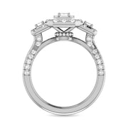 Diamond 2 Ct.Tw. Bridal Ring in 14K White Gold