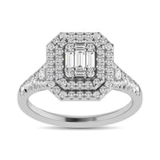 Diamond 3/4 Ct.Tw. Engagement Ring in 14K White Gold