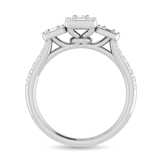 Diamond 3/4 Ct.Tw. Engagement Ring in 14K White Gold