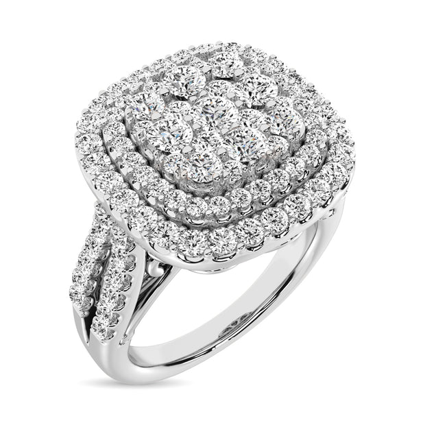 Diamond 2 Ct.Tw. Engagement Ring in 14K White Gold