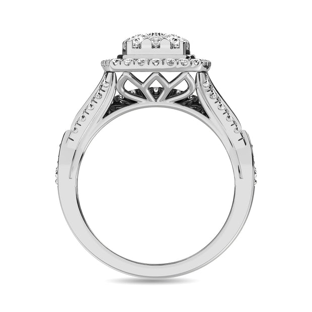 Diamond 1 1/4 ct tw Bridal Ring in 14K White Gold