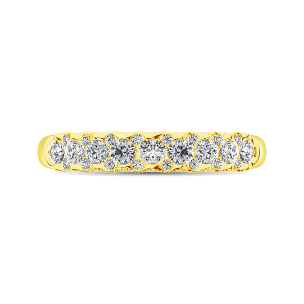 10K Yellow Gold Diamond 1/2 Ct.Tw. Anniversary Ring