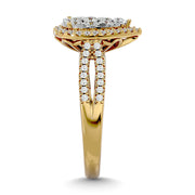 Diamond Engagement Ring 3/4 ct tw in 14K Yellow Gold