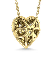 Diamond 1/2 Ct.Tw. Heart Pendant in 14K Yellow Gold