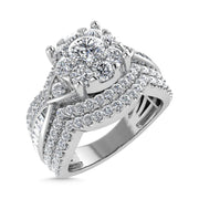 Diamond 1 1/2 Ct.Tw. Fashion Ring in 14K White Gold