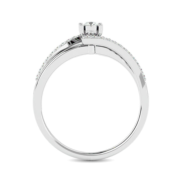 10K White  Gold 1/5 Ct.Tw. Diamond Promise Ring