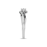 10K White  Gold 1/5 Ct.Tw. Diamond Promise Ring