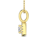 Diamond 1/5 ct tw Round Cut Fashion Ring in 10K Yellow Gold