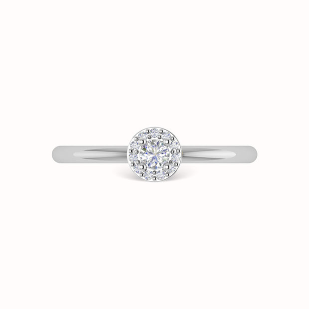 Diamond 1/3 Ct.Tw. Engagement Ring in 14K White Gold