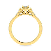 Diamond 3/8 Ct.Tw. Engagement Ring in 14K Yellow Gold