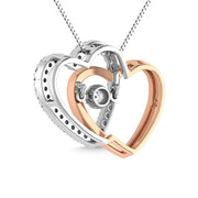Diamond 1/5 Ct.Tw. Fashion Necklace in 10K Rose Gold