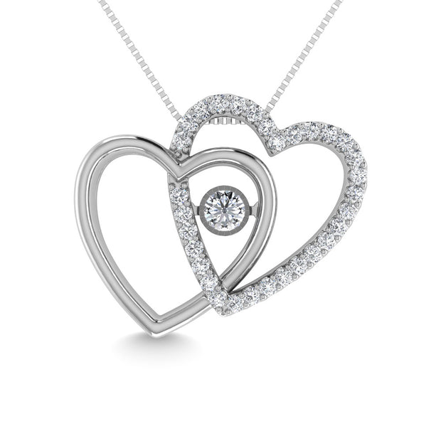 Diamond 1/5 Ct.Tw. Fashion Necklace in 10K White Gold
