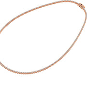 14K Rose Gold 4 7/8 Ct.Tw. Diamond Fashion Necklace (13 inches + 3 inches extender chain)