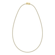 14K Yellow Gold 3 1/3 Ct.Tw. Diamond Fashion Necklace (13 inches + 3 inches extender chain)