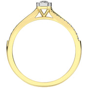 10K Yellow Gold 1/5 Ct.Tw. Diamond Promise Ring