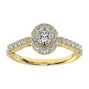 14K Yellow Gold 1 Ct.Tw. Diamond Solitaire Ring