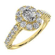 14K Yellow Gold 1 Ct.Tw. Diamond Solitaire Ring