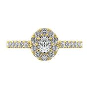 14K Yellow Gold 1 Ct.Tw. Diamond Solitaire Ring