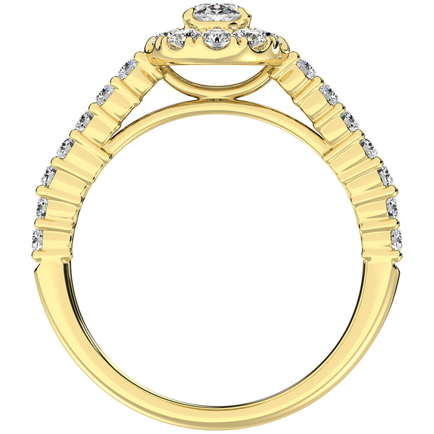 14K Yellow Gold 1 Ct.Tw. Diamond Solitaire Ring