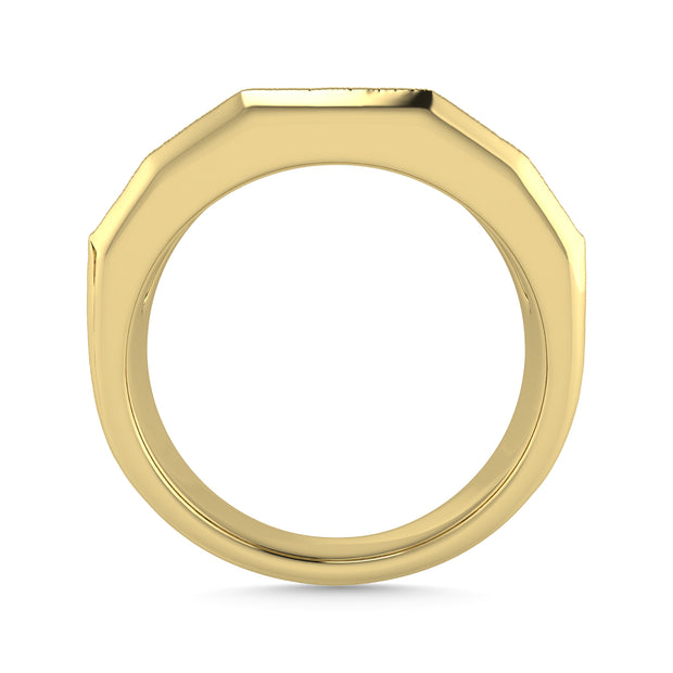 Diamond 1 Ct.Tw. Mens Fashion Ring in 14K Yellow Gold